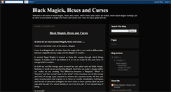 Desktop Screenshot of blackmagickhexesandcurses.blogspot.com