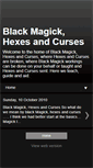 Mobile Screenshot of blackmagickhexesandcurses.blogspot.com