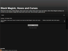 Tablet Screenshot of blackmagickhexesandcurses.blogspot.com