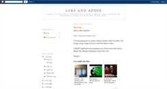 Desktop Screenshot of larsandaddie.blogspot.com