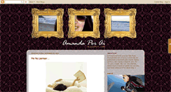 Desktop Screenshot of amandaporai.blogspot.com