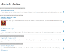 Tablet Screenshot of diretodoplantao.blogspot.com