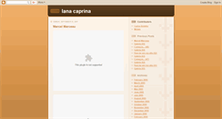 Desktop Screenshot of lanacaprina.blogspot.com