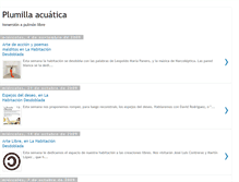 Tablet Screenshot of pluma-acuatica.blogspot.com