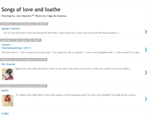 Tablet Screenshot of loveloathe.blogspot.com