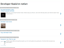 Tablet Screenshot of developerkoala.blogspot.com