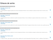 Tablet Screenshot of enlacesdeseries.blogspot.com