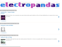 Tablet Screenshot of electropandas.blogspot.com