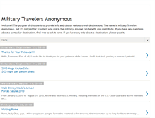 Tablet Screenshot of militarytravelersanon.blogspot.com