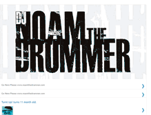 Tablet Screenshot of noamthedrummer.blogspot.com