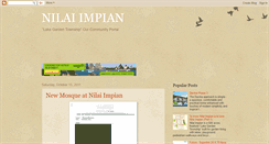 Desktop Screenshot of nilai-impian.blogspot.com