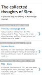 Mobile Screenshot of collectedthoughtsofslex.blogspot.com