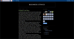 Desktop Screenshot of businessethicsmgt248.blogspot.com