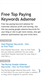 Mobile Screenshot of free-paying-keywords.blogspot.com