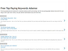 Tablet Screenshot of free-paying-keywords.blogspot.com