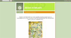 Desktop Screenshot of danseninhetpark.blogspot.com