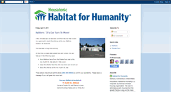 Desktop Screenshot of housatonichabitatforhumanity.blogspot.com