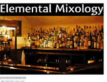 Tablet Screenshot of elementalmixology.blogspot.com
