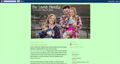 Desktop Screenshot of littlelambfamily.blogspot.com