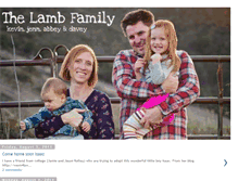 Tablet Screenshot of littlelambfamily.blogspot.com