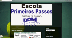 Desktop Screenshot of escolaeducacionalprimeirospassos.blogspot.com