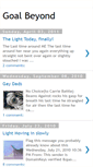 Mobile Screenshot of goalbeyond.blogspot.com