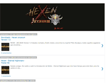 Tablet Screenshot of hexen-arcanum.blogspot.com