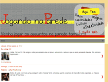 Tablet Screenshot of jogandonaparede.blogspot.com