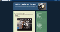 Desktop Screenshot of miliamperiosenbetamax.blogspot.com