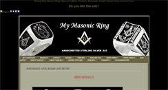 Desktop Screenshot of mymasonicring.blogspot.com