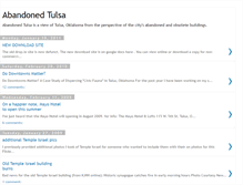 Tablet Screenshot of abandonedtulsa.blogspot.com
