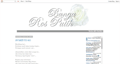 Desktop Screenshot of bungarosputih.blogspot.com