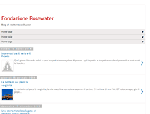 Tablet Screenshot of fondazionerosewater.blogspot.com