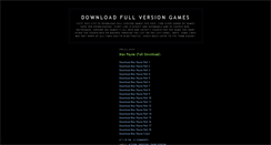 Desktop Screenshot of allgamesdownload.blogspot.com