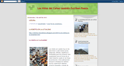 Desktop Screenshot of losescolarespoetasdeelcallao.blogspot.com
