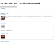 Tablet Screenshot of losescolarespoetasdeelcallao.blogspot.com