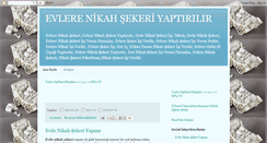 Desktop Screenshot of evdenikahsekeri.blogspot.com