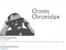 Tablet Screenshot of croninchronicles.blogspot.com