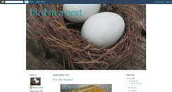 Desktop Screenshot of birdinanest.blogspot.com