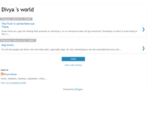 Tablet Screenshot of divya-menon.blogspot.com