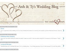 Tablet Screenshot of anh-tywedding.blogspot.com