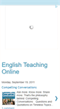 Mobile Screenshot of englishteachingonline.blogspot.com