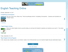 Tablet Screenshot of englishteachingonline.blogspot.com