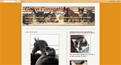 Desktop Screenshot of gatosconsentidos.blogspot.com