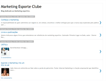 Tablet Screenshot of marketingesporteclube.blogspot.com