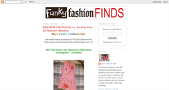 Desktop Screenshot of funky-fashion-finds.blogspot.com