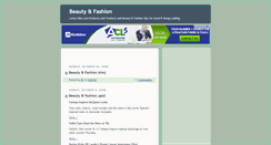 Desktop Screenshot of latest-fashion-beauty-tips.blogspot.com