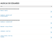 Tablet Screenshot of musicasdoedu.blogspot.com