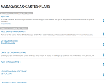 Tablet Screenshot of madagascar-cartes-plans.blogspot.com