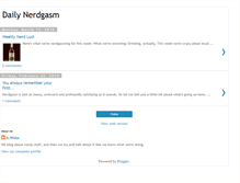 Tablet Screenshot of dailynerdgasm.blogspot.com